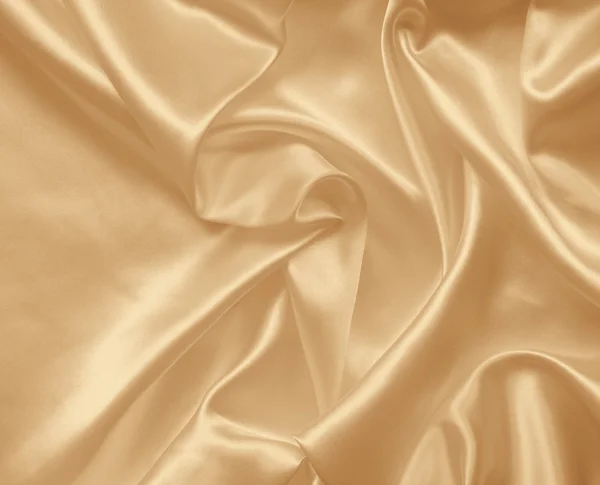 Гладка елегантний Золотий шовк як весілля тло. В сепії тоноване — стокове фото