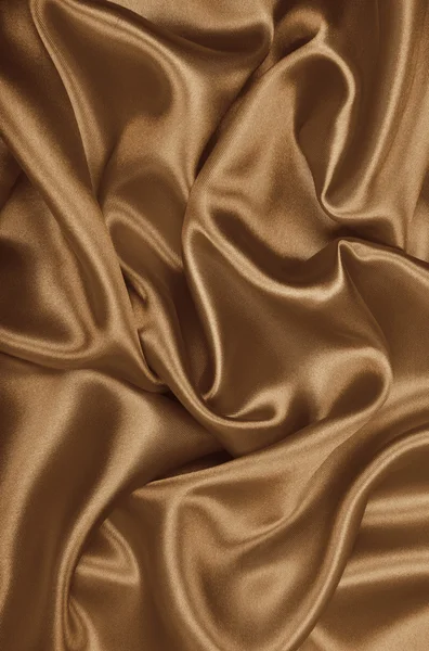 Soepele elegante gouden zijde als achtergrond. In Sepia toned. Retro — Stockfoto