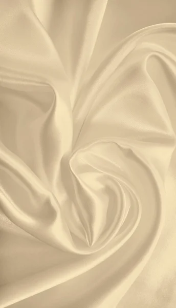 Smooth elegant golden silk as wedding background. In Sepia toned — Stock Photo, Image