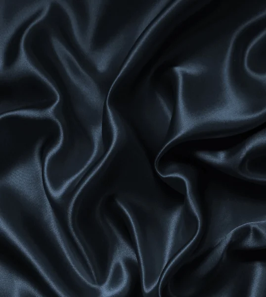 Гладкий елегантний темно-сірий шовк або атлас як фон — стокове фото