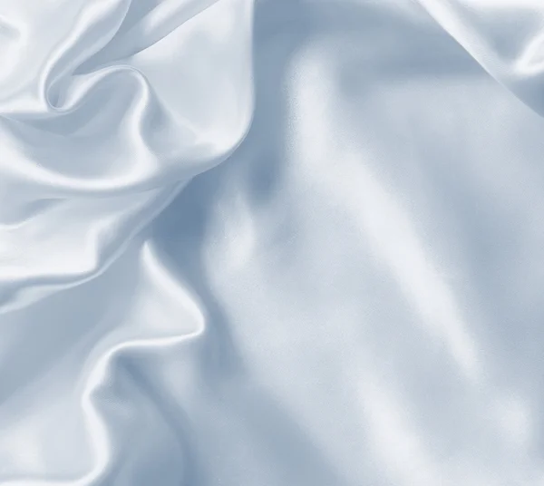 Liso elegante cinza seda ou cetim textura como fundo — Fotografia de Stock