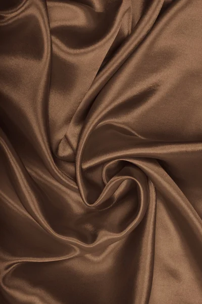 シルクやサテンの背景として滑らかなエレガントなブラウン。セピア色のトーン — ストック写真
