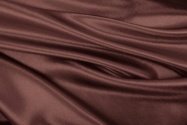 光滑雅致的褐色丝绸或缎子质感可以用作抽象的背景 豪华的背景设计 塞皮亚的口气变了 复古风格 — 图库照片