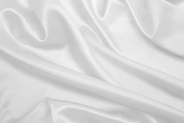 Suave Elegante Seda Blanca Satén Textura Tela Lujo Puede Utilizar —  Fotos de Stock