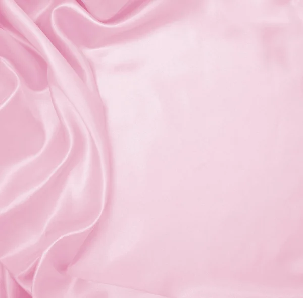 Glatte Elegante Rosa Seide Oder Satin Textur Kann Als Hochzeitshintergrund — Stockfoto