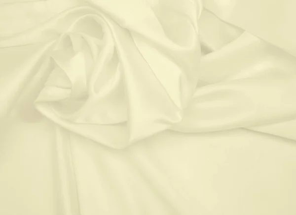 Smooth Elegant Golden Silk Satin Luxury Cloth Texture Can Use — Stock Photo, Image