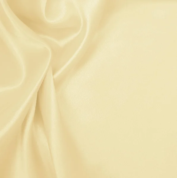 Smooth Elegant Golden Silk Satin Luxury Cloth Texture Can Use — Stock Photo, Image