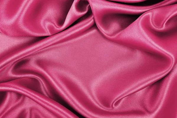 Suave Elegante Seda Rosa Cetim Textura Pano Luxo Pode Usar — Fotografia de Stock