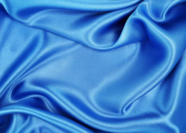 Suave Elegante Seda Azul Satén Textura Tela Lujo Puede Utilizar Imágenes de stock libres de derechos