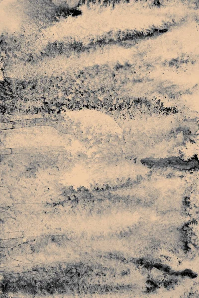 纸纹上的水彩画可以作为背景图 塞皮亚的口气变了 复古风格 — 图库照片