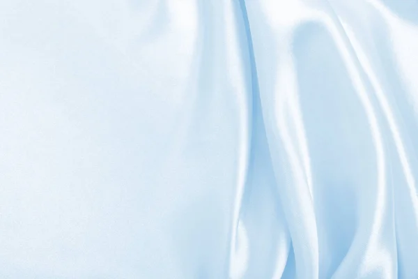 Suave Elegante Seda Azul Satén Textura Tela Lujo Puede Utilizar — Foto de Stock
