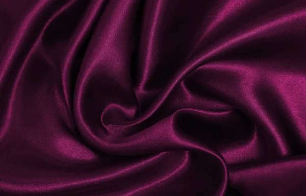 Lisse Élégante Soie Rose Satin Texture Tissu Luxe Peut Utiliser — Photo