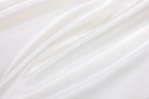 Smooth Elegant White Silk Satin Luxury Cloth Texture Can Use — Stock Photo, Image