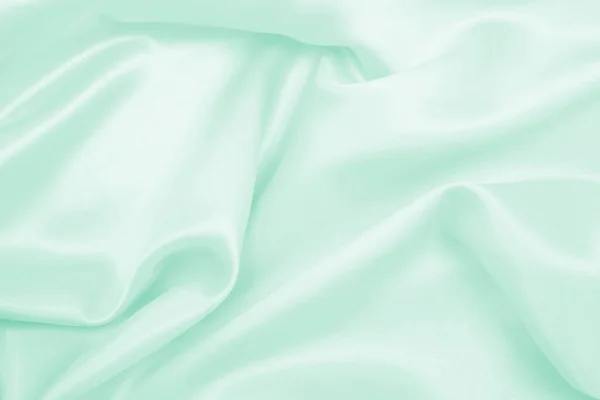 Hladké Elegantní Zelené Hedvábí Nebo Saténové Luxusní Tkaniny Textury Lze — Stock fotografie