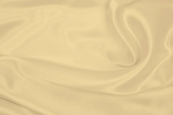 Lisse Élégante Soie Dorée Satin Texture Tissu Luxe Peut Utiliser — Photo