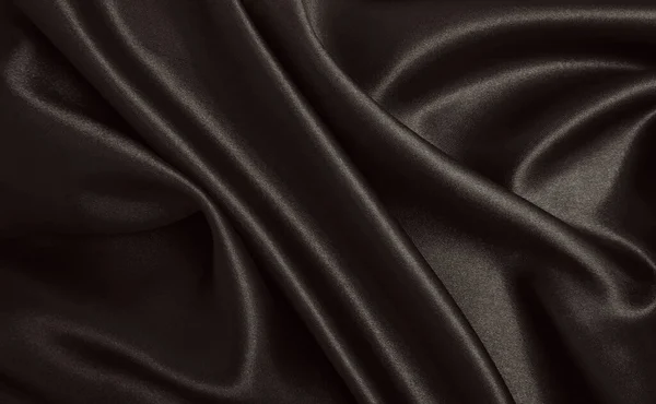 Smooth Elegant Brown Silk Satin Texture Can Use Abstract Background — Stock Photo, Image