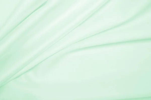 Suave Elegante Seda Verde Cetim Textura Pano Luxo Pode Usar — Fotografia de Stock