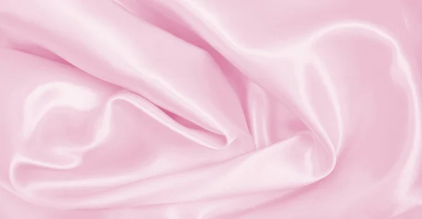 Lisse Élégante Soie Rose Satin Texture Peut Utiliser Comme Fond — Photo