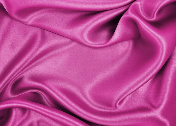 Λείο Κομψό Ροζ Μετάξι Σατέν Υφή Ύφασμα Πολυτελείας Μπορεί Χρησιμοποιηθεί — Φωτογραφία Αρχείου