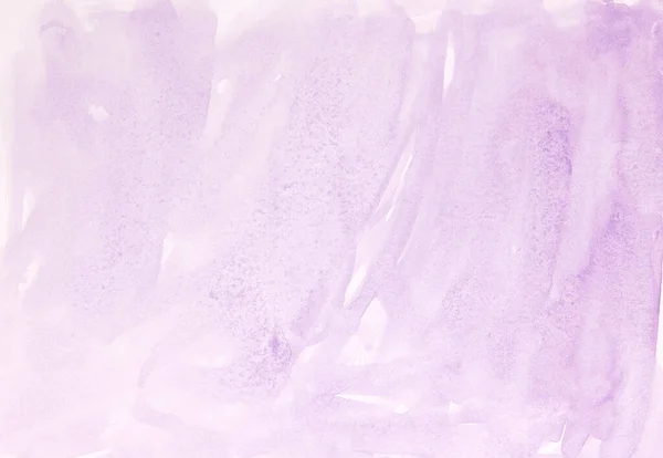 摘要紫丁香水彩画在纸质感上可以作为背景 — 图库照片