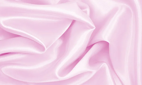 Seda Rosa Elegante Lisa Textura Satinada Pueden Utilizar Como Fondo — Foto de Stock