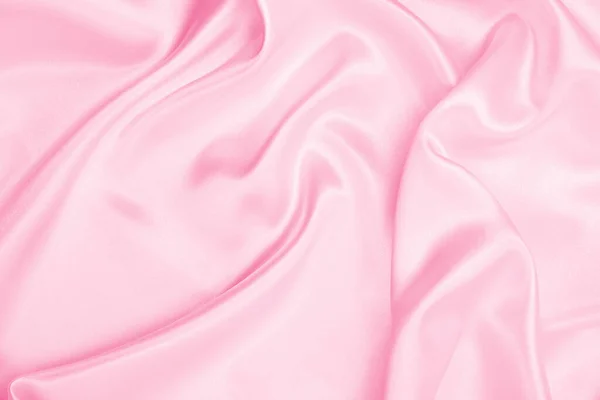 Glatte Elegante Rosa Seide Oder Satin Textur Kann Als Hochzeitshintergrund — Stockfoto