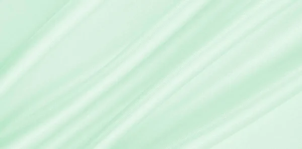Гладка Елегантна Зелена Шовкова Або Атласна Розкішна Тканина Може Використовуватись — стокове фото