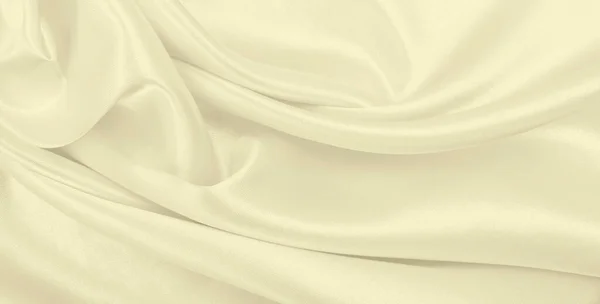 Smooth Elegant Golden Silk Satin Luxury Cloth Texture Can Use — Stock Photo, Image