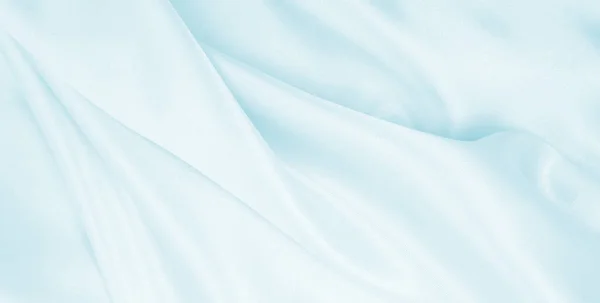 Hladké Elegantní Modré Hedvábí Nebo Saténové Luxusní Tkaniny Textury Lze — Stock fotografie