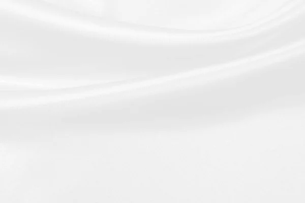 Гладкий Элегантный Белый Шелк Атласная Текстура Роскошной Ткани Использоваться Качестве — стоковое фото