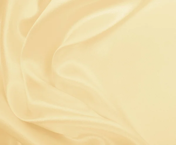 Smooth Elegant Golden Silk Satin Luxury Cloth Texture Can Use — Stock Photo, Image