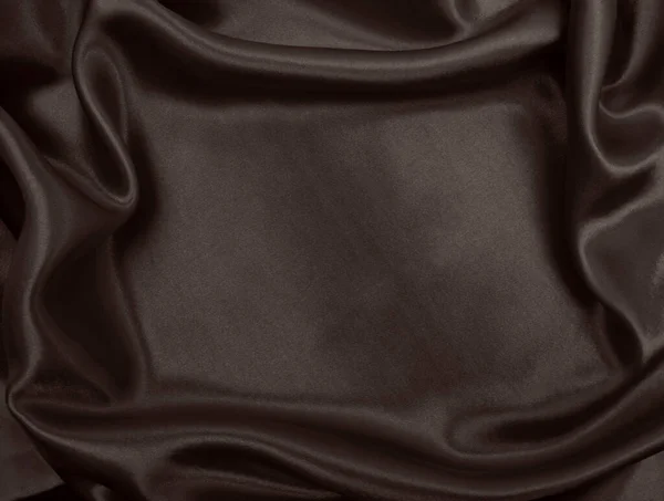 Seda Marrón Elegante Lisa Textura Del Satén Pueden Utilizar Como —  Fotos de Stock