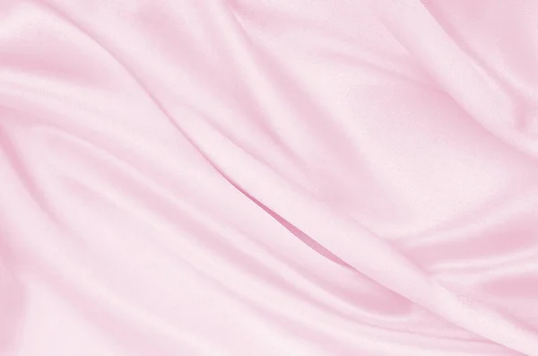 Smooth Elegant Pink Silk Satin Texture Can Use Wedding Background — Stock Photo, Image