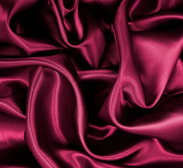 Suave Elegante Seda Rosa Cetim Textura Pano Luxo Pode Usar — Fotografia de Stock