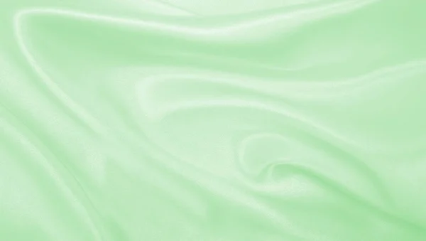 Smooth Elegant Green Silk Satin Luxury Cloth Texture Can Use — Stock Photo, Image