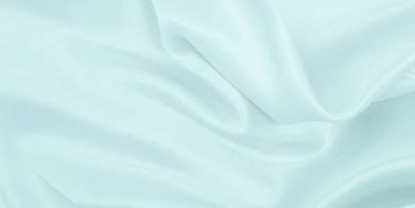 Hladké Elegantní Modré Hedvábí Nebo Saténové Luxusní Tkaniny Textury Lze — Stock fotografie