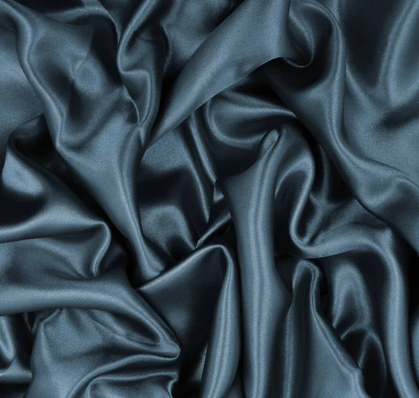 Smooth Elegant Dark Grey Silk Satin Texture Can Use Abstract — Stock Photo, Image