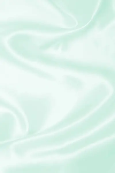 Λείο Κομψό Πράσινο Μετάξι Σατέν Υφή Ύφασμα Πολυτελείας Μπορεί Χρησιμοποιηθεί — Φωτογραφία Αρχείου