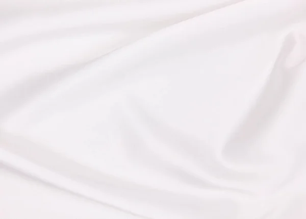 光滑雅致的白色丝绸或缎子的奢侈布质感可用作婚礼背景 豪华背景设计 — 图库照片