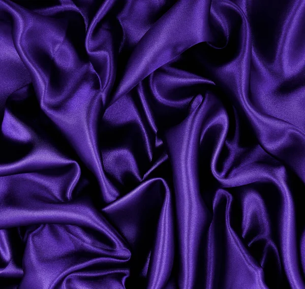 Smooth Elegant Lilac Silk Satin Luxury Cloth Texture Can Use — Stock Photo, Image