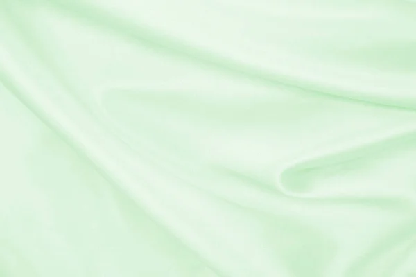 Smooth Elegant Green Silk Satin Luxury Cloth Texture Can Use — Stock Photo, Image