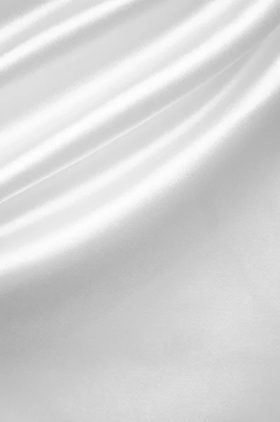 光滑典雅的白丝 — 图库照片