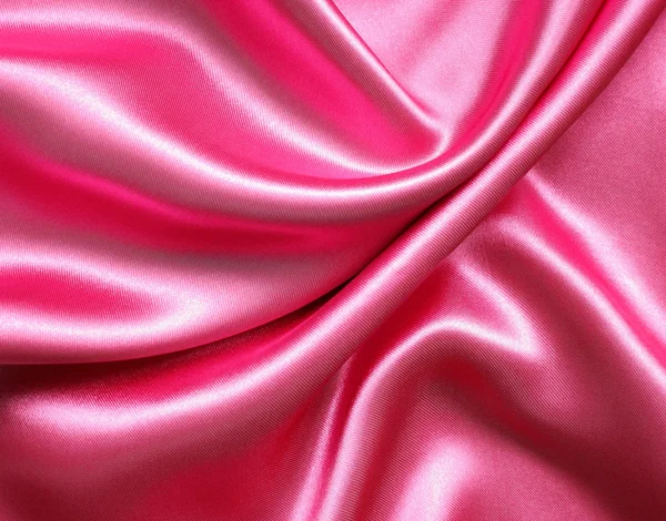 ผ้าไหมสีชมพูหรูหรา — ภาพถ่ายสต็อก