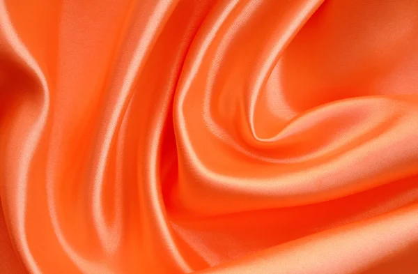 Orange silk background — Stock Photo, Image