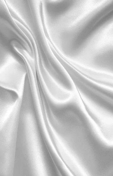 흰 비단으로 만든 배경 — 스톡 사진
