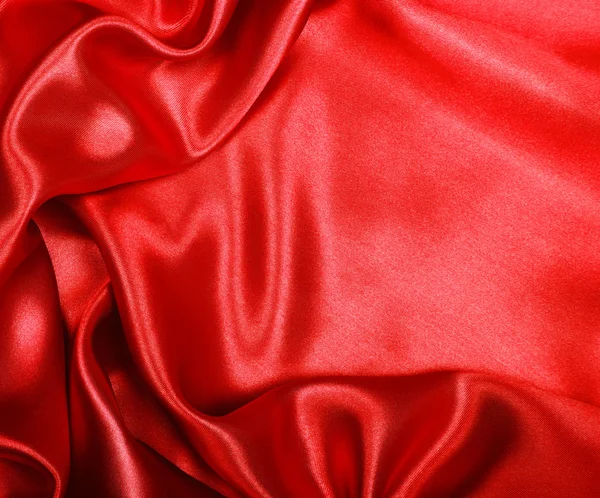 Fundo de seda vermelho — Fotografia de Stock