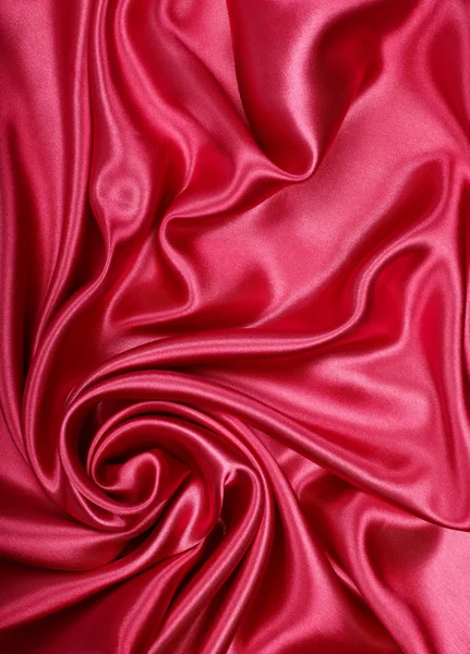 Red silk background — Stock Photo, Image