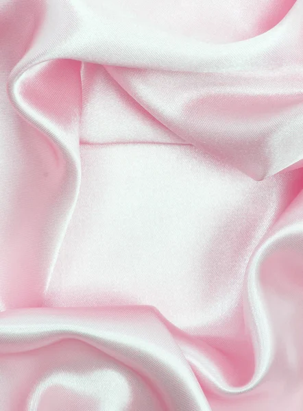 Smooth pink silk — Stock Photo, Image