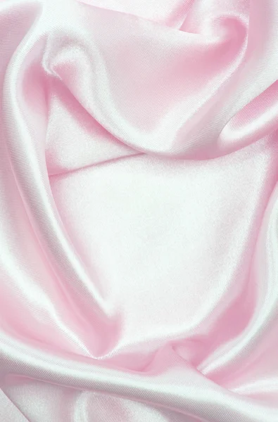 Smooth pink silk — Stock Photo, Image