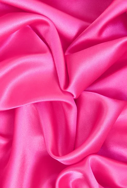滑らかなピンクのシルク — ストック写真